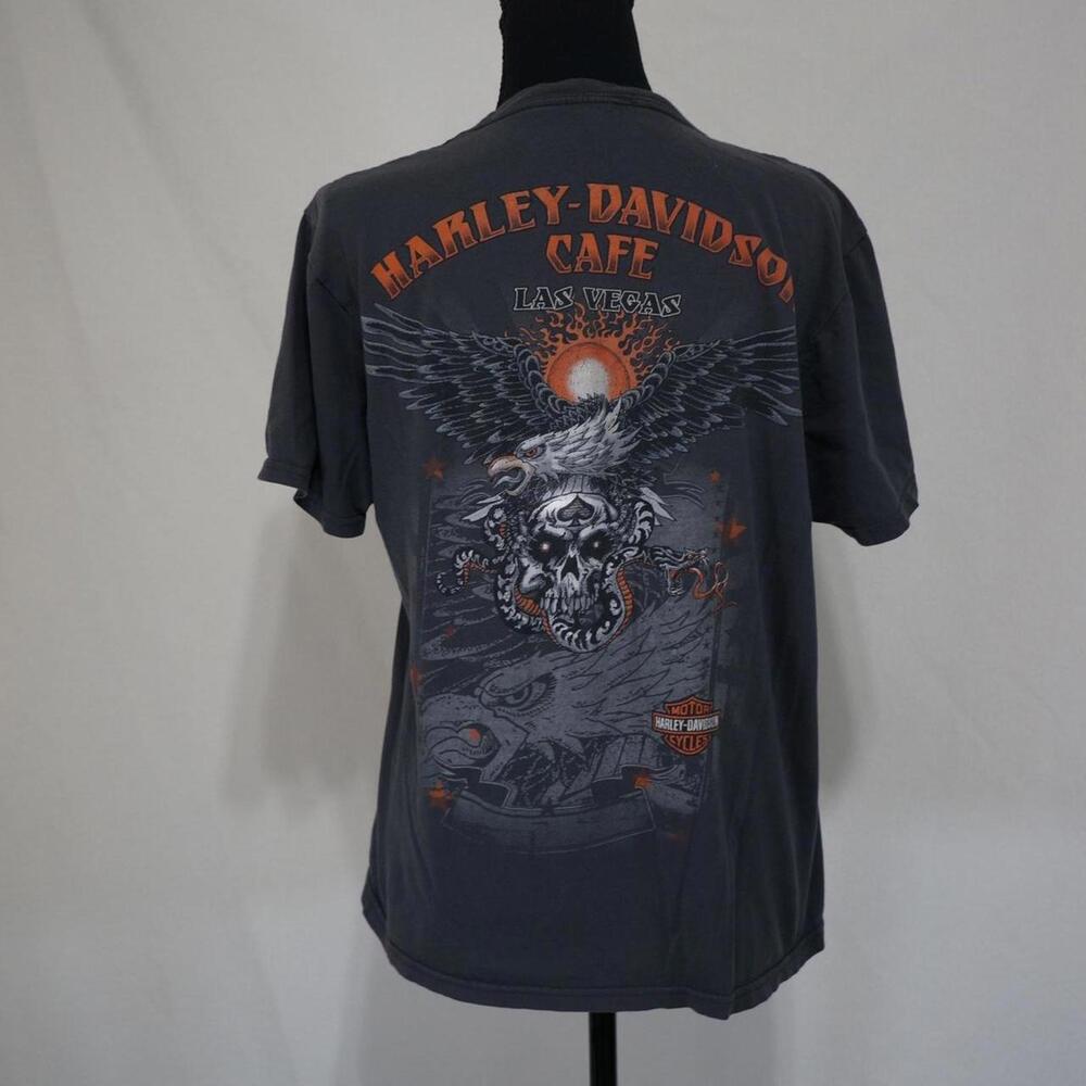 Harley Davidson Las Vegas Café graphic tee